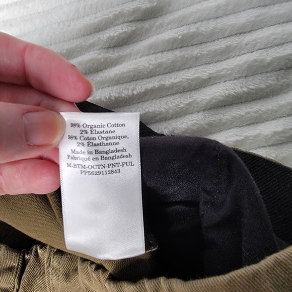 Everlane Pants Men’s L Brown Organic Cotton Drawstring Waist Casual Straight Leg - Picture 10 of 10